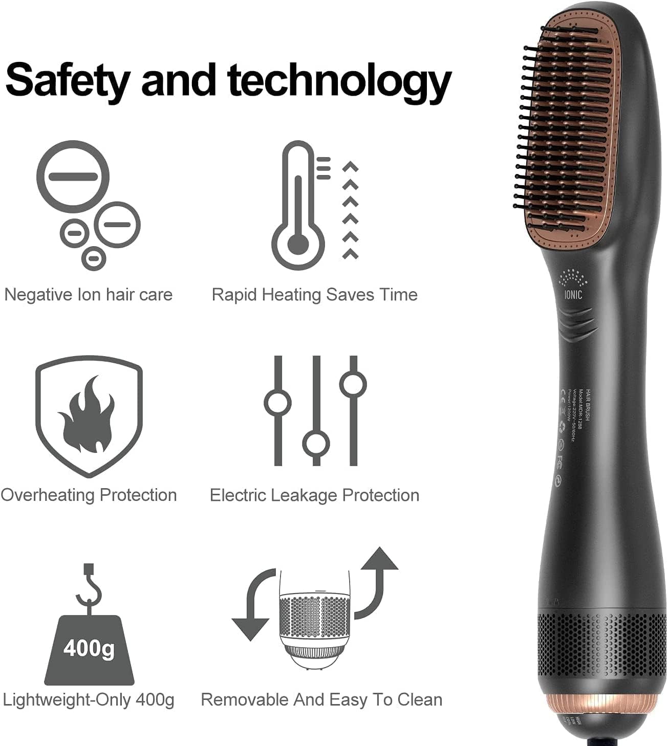Joy Professional 2-in-1 Hair Dryer & Styler