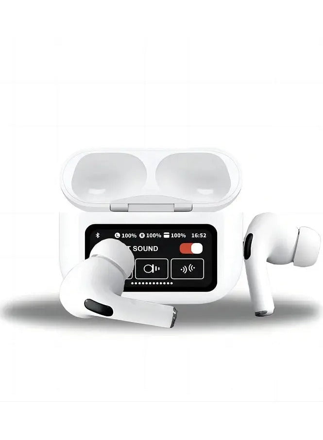 Smart Wireless Earbuds with Digital Display, Superior Sound and Smart Features WT-5