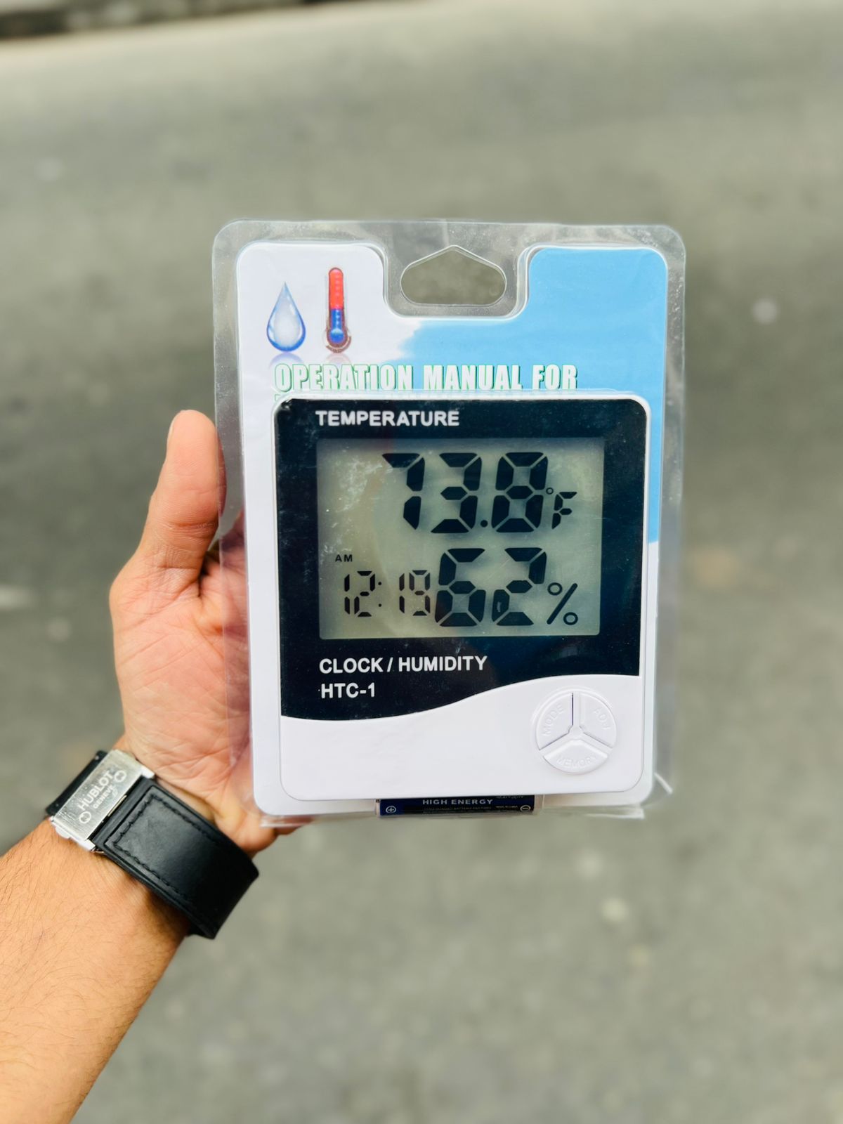 Digital Hygrometer Thermometer, Indoor Temperature & Humidity Meter