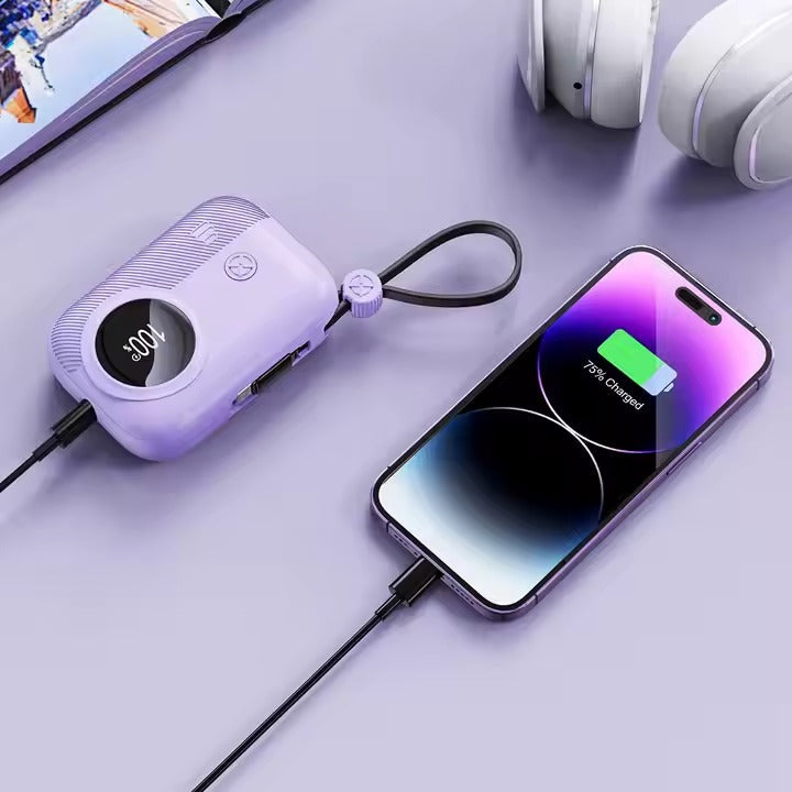 OEM Logo Mini Power Bank 10000mAh PD Fast Charging with Display