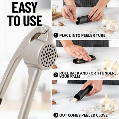 Kitchen Premium Garlic Press Set