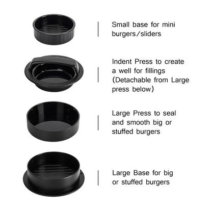 3-in-1 Hamburger Press